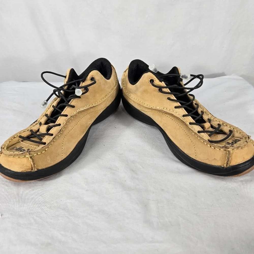 Piloti Driving Shoes Stradale Men's Brown Nubuck Sz 8.5 Auto Comfort Casual